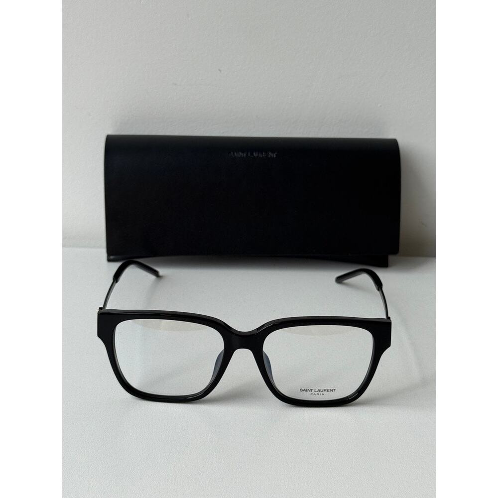 NEW Saint Laurent SL M48O_A/FN OPT Black Eyeglasses Frames - Picture 5 of 7